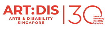 ART:DIS - Arts & Disability Singapore, 30th Anniversary Logo
